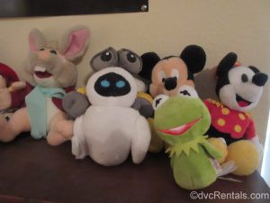 collection of Disney stuffed animals/plushes