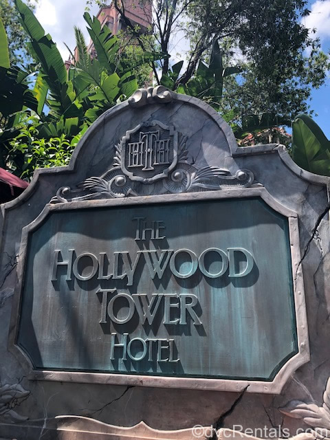 Tower of Terror sign