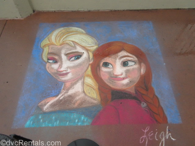 Chalk Art as part of the Epcot International Festival of the Arts