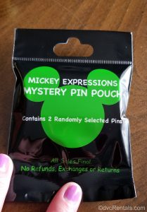 Mystery Pin packet from WDW