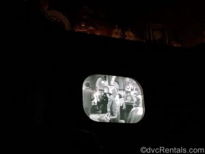 Library television at the Tower of Terror