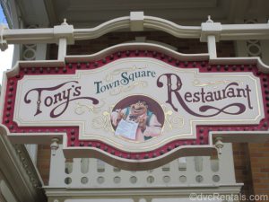 Tony’s Town Square Sign