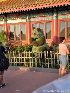 Panda Topiary at the Epcot International Flower and Garden Festival