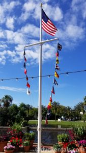 Nautical flags at Disney’s Old Key West