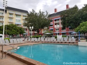 quiet pool at Disney’s Boardwalk Villas