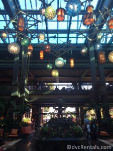 Lobby at Disney’s Polynesian Villas & Bungalows
