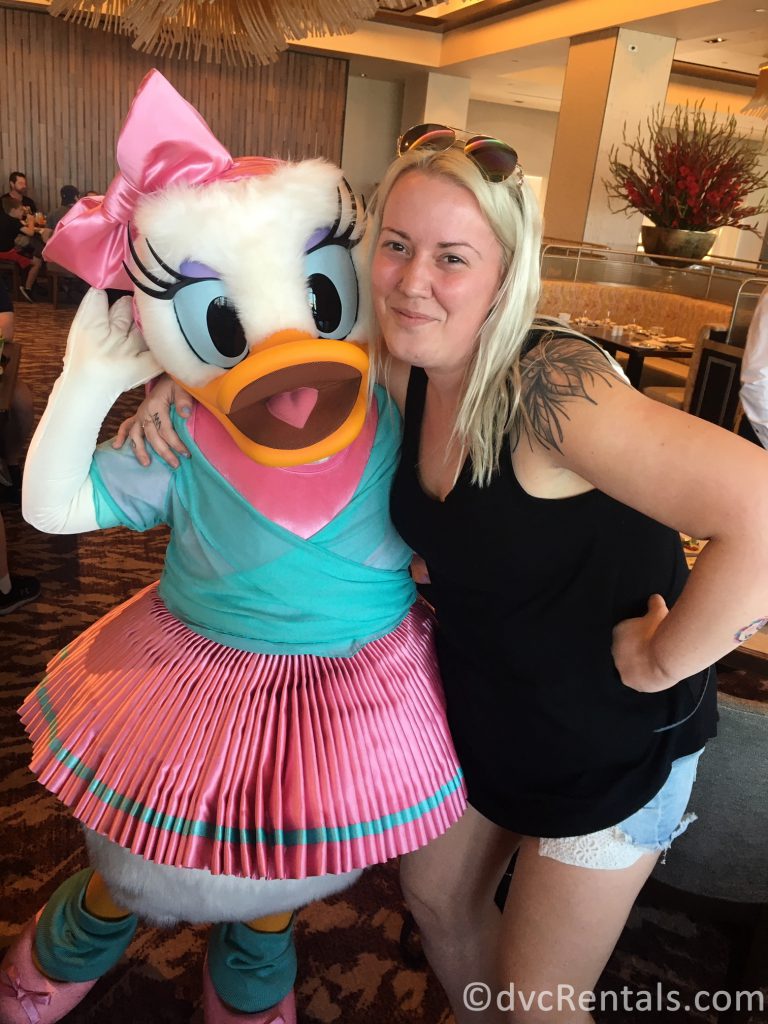 Team Member Allison with Daisy Duck