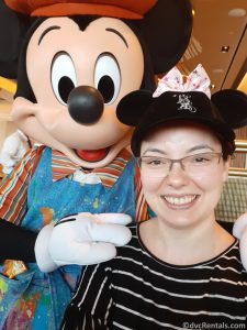 Team Member Deandra with Mickey Mouse