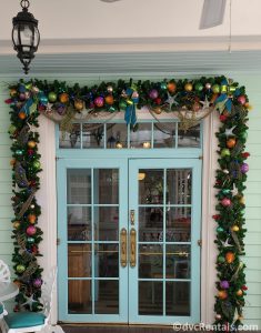 Christmas decorations at Disney’s Old Key West