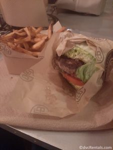 Picture of burger from D-Luxe Burger