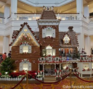 Gingerbread house at Disney’s Grand Floridian