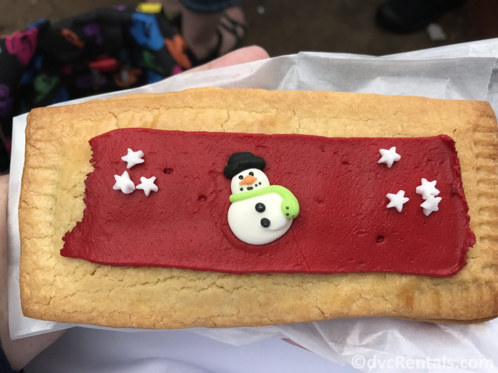 Snowman cookie at WDW