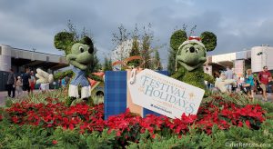 Epcot Festival of the Holidays Sign