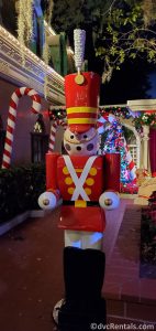 Toy Soldier decorations at Disney’s Magic Kingdom