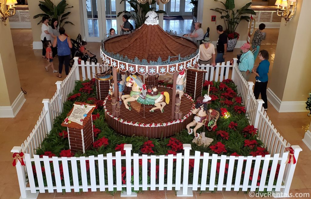 Gingerbread Carousel at Disney’s Beach Club Villas