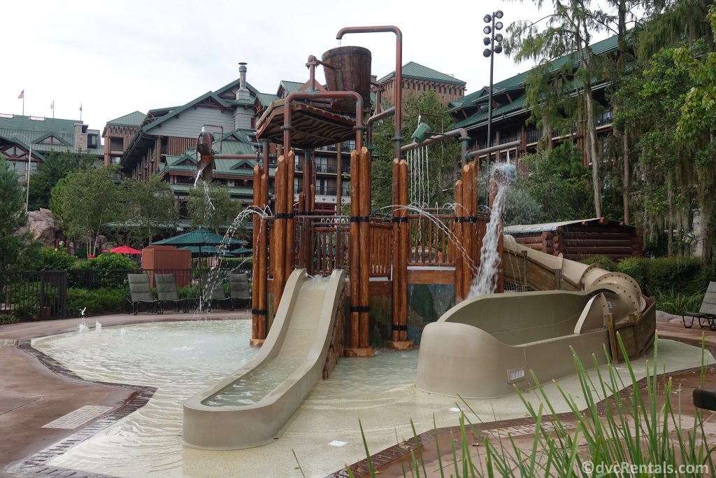 Splashpad at Disney’s Copper Creek Villas at Disney’s Wilderness Lodge