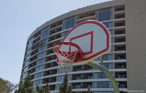 Basketball nets at Disney’s Bay Lake Tower