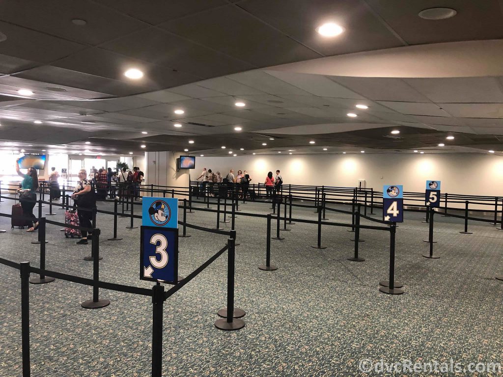 Line up for Disney’s Magical Express