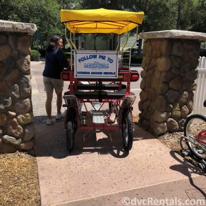 Surrey Bike at Disney’s Saratoga Springs Resort & Spa