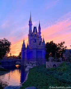 Cinderella Castle at Sunset