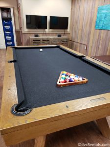 Billiards table at Disney’s Old Key West Community Hall