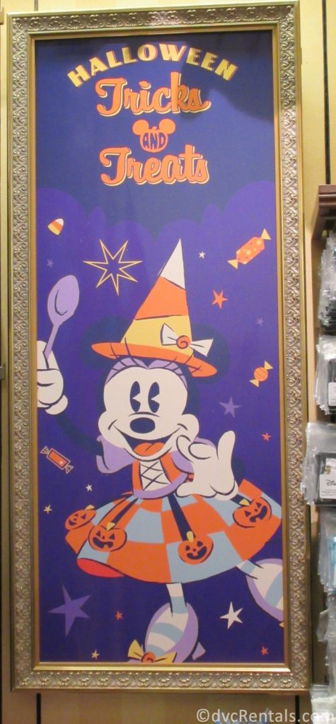 Minnie Mouse Halloween Sign