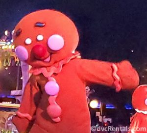 Dancing Gingerbread man