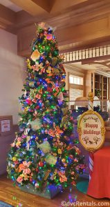Christmas tree at Disney’s Old Key West