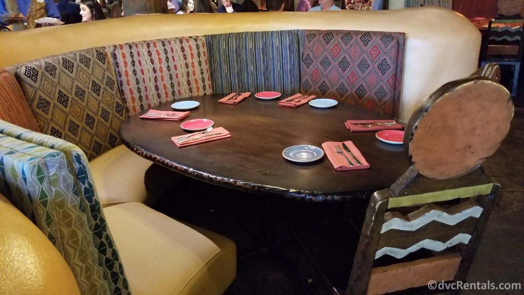 Table and chairs at Sanaa
