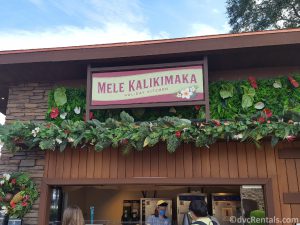 Mele Kalikimaka food booth at the Taste of Epcot International Festival of the Holidays