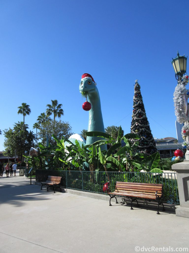 Holiday decorations at Disney’s Hollywood Studios