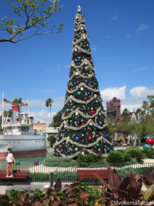 Holiday decorations at Disney’s Hollywood Studios