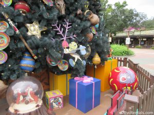 Holiday decorations at Disney’s Animal Kingdom