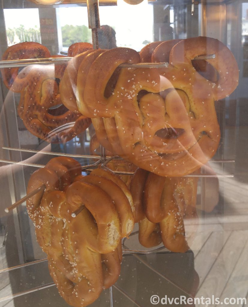 Mickey Mouse shaped pretzels