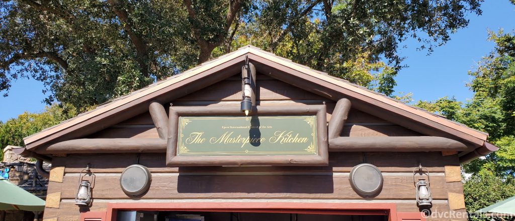 The Masterpiece Kitchen food booth at the Taste of Epcot International Festival of the Arts