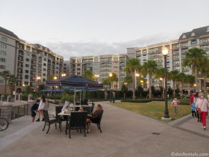 outdoor space at Disney’s Riviera Resort