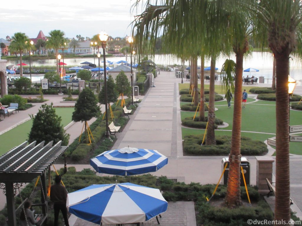 outdoor space at Disney’s Riviera Resort