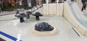 waterplay area at Disney’s Riviera Resort