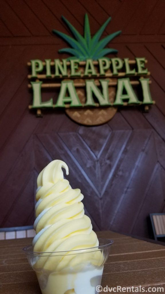 Dole Whip at Pineapple Lanai at Disney’s Polynesian Villas & Bungalows