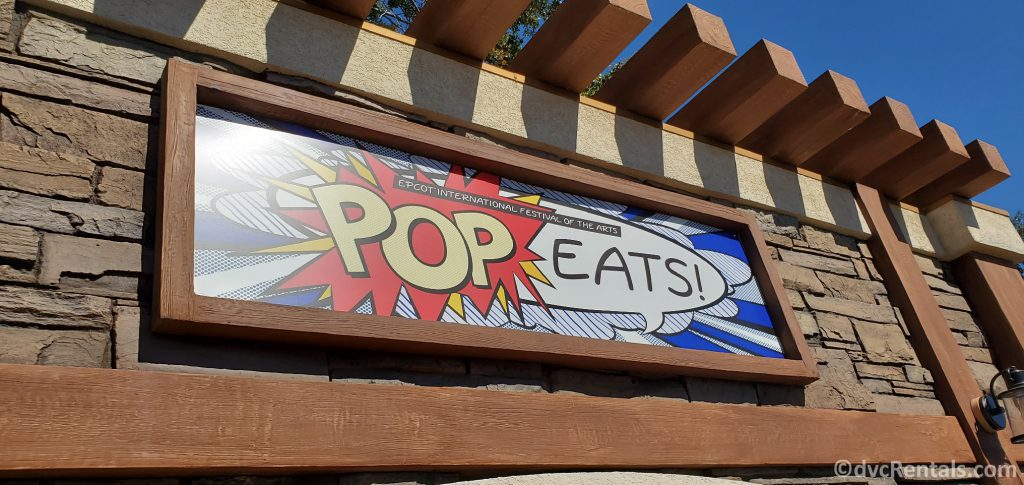 Pop Eats food booth at the Taste of Epcot International Festival of the Arts