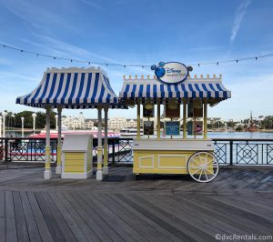 booths at Disney’s Boardwalk area