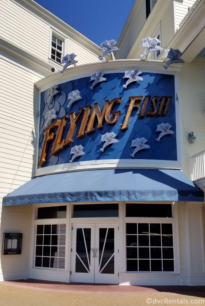 sign for the Flying Fish