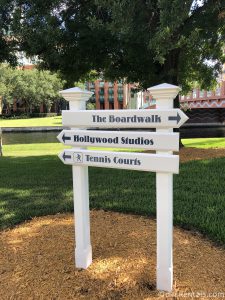 sing for the walking path from Disney’s Boardwalk Villas to Hollywood Studios