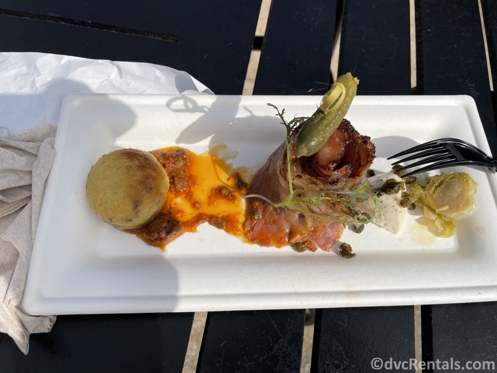 Food options at the Taste of Epcot International Festival of the Arts
