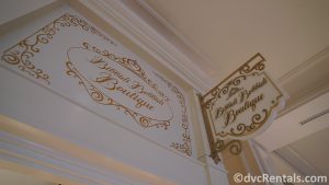 sign for the Bibbidi Bobbidi Boutique