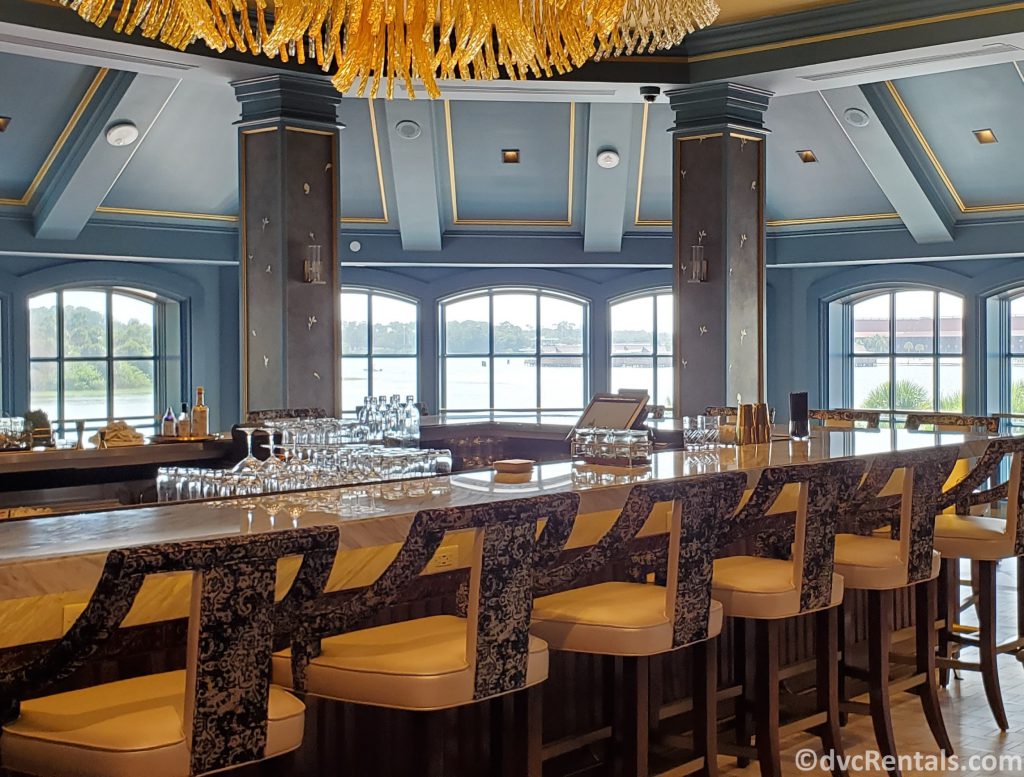 the Enchanted Rose lounge at Disney’s Grand Floridian