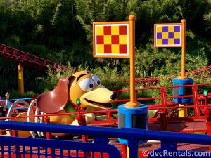 Slinky Dog Dash coaster at Disney’s Hollywood Studios