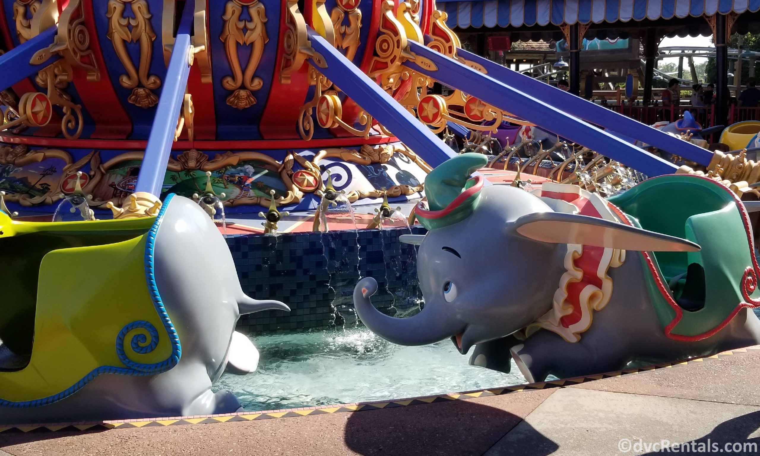 Dumbo ride at the Magic Kingdom