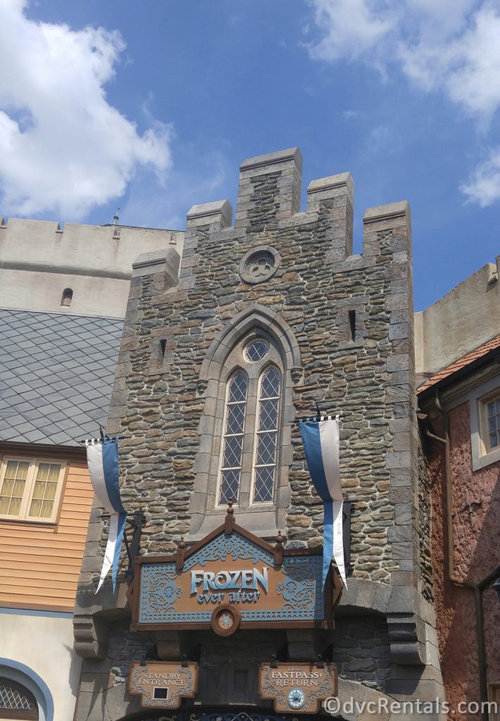 Entrance to Frozen Ever After