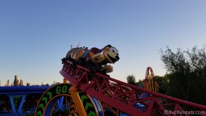 Slinky Dog Dash coaster in Toy Story Land